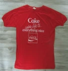 Vintage 1980's “Coca-Cola Adds Life to Everything Nice” T-Shirt Size M