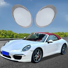 Left+Right Side Headlamp Lens Cover, Headlight Lens Cover, Headlamp Lens Cover