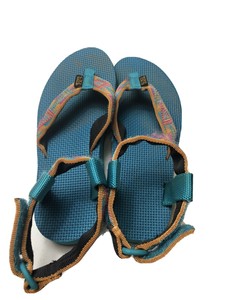 Women's Teva Black Flip Flops Thongs Ankle Strap Summer Sandals Shoes Size 5 | eBay