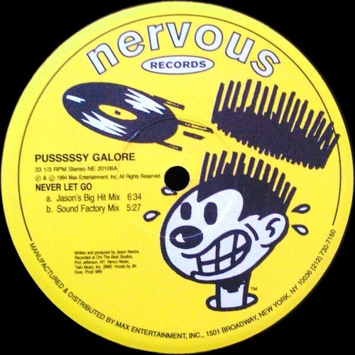 Pusssssy Galore Never Let Go 12 INCH LP NEW - 第 1/1 張圖片