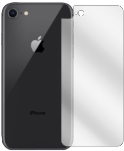 6x Pantalla para Apple iPhone 8 Rueckseite Protector de protectores transparente - Imagen 2 de 5