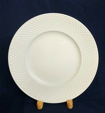 Spode England "Mansard" - 10 1/2" White Embossed Rim Dinner Plate