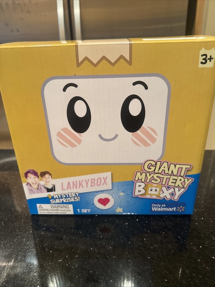 NEW! Lankybox GIANT MYSTERY BOXY 9 Surprises Squishy Plush Figures Stickers 2024 - Image 2 of 4