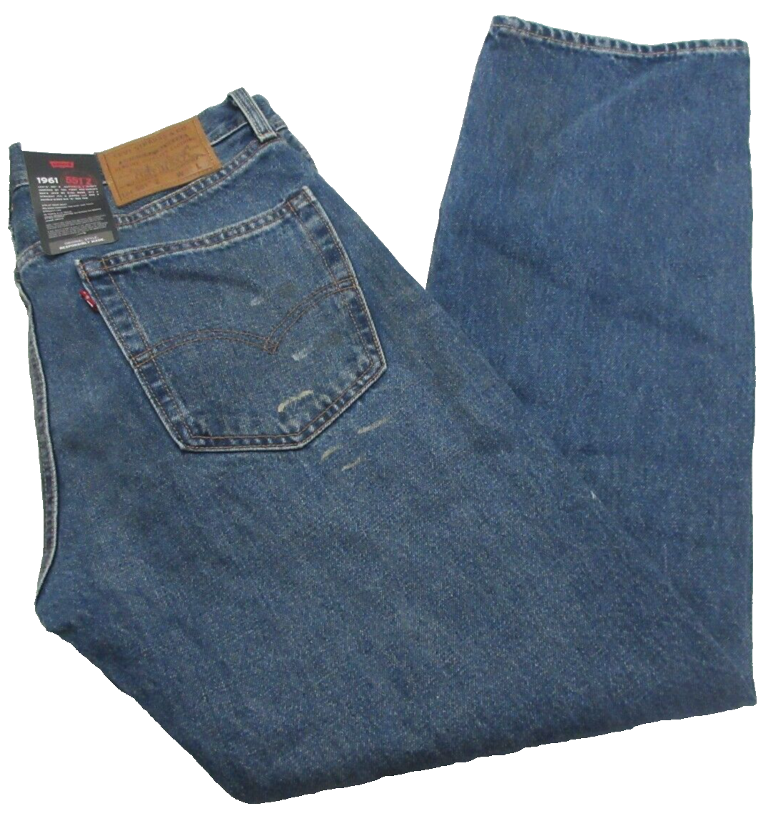 Levi's Premium Men's 551Z Authentic Straight Fit Denim Paint