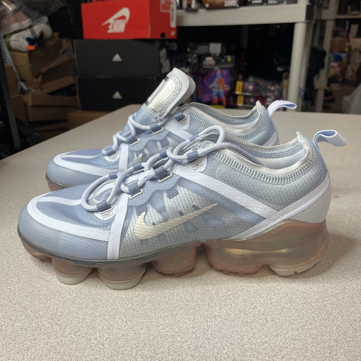 Nike Air VaporMax Pure Platinum Youth Shoes AJ2617-001 Size 6.5Y