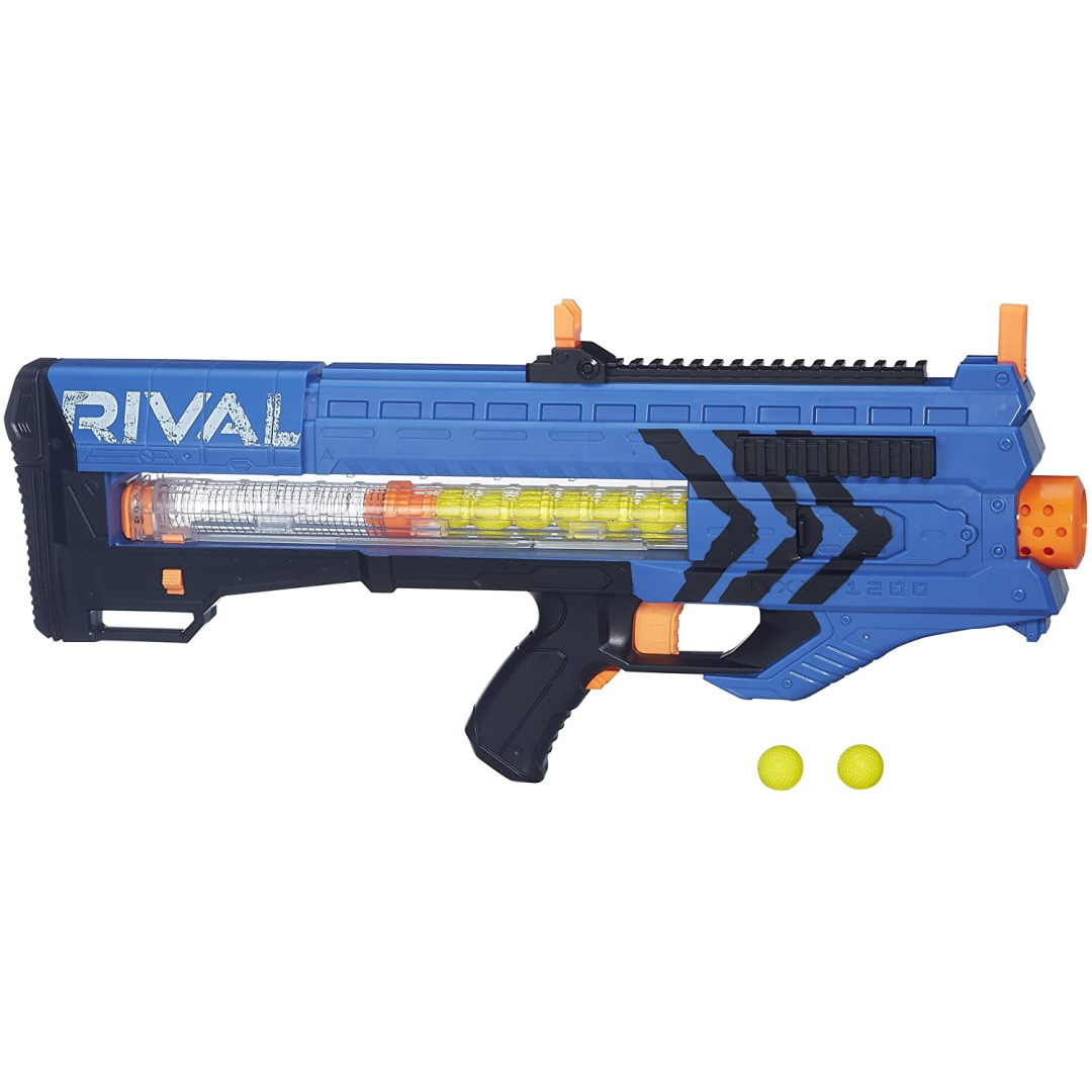 Nerf Team Blue Rival Zeus MXV-1200 inc 12 Rounds Hasbro New Kids