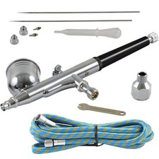 Agora-Tec&reg; airbrushpistole komplett set airbrush pistole Double Action Pistolen
