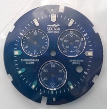 NOS Secteur ADV 2500 Chronographe Alarme Sphère 5215318069 Cadran Montre Vintage