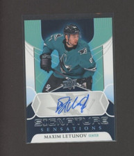 2020-21 Upper Deck Signature Sensations Autograph #SSML Maxim Letunov   *21977