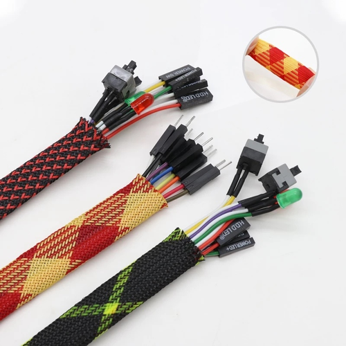 PET Expandable Braided Sleeve Tight Insulated Protect Wire Cable Sleeving Multi - Picture 4 of 21