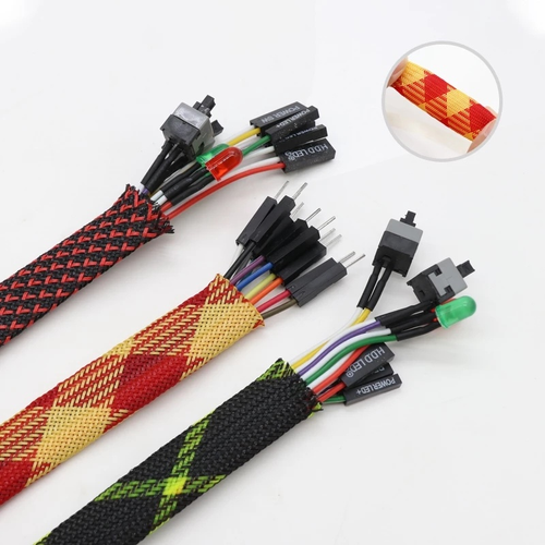 10ft PET Expandable Braided Sleeve Tight Insulated Protect Wire Cable Sleeving - Imagen 1 de 21