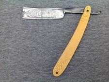 Imperial "Admiral Dewey Defeated 1898" Straight Razor, Etched Face