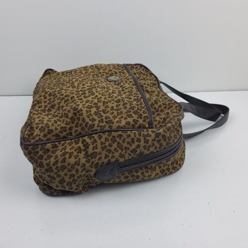 Bottega Veneta Leopard Animal Print Nylon Travel Luggage Toiletries Bag Purse - Picture 4 of 12