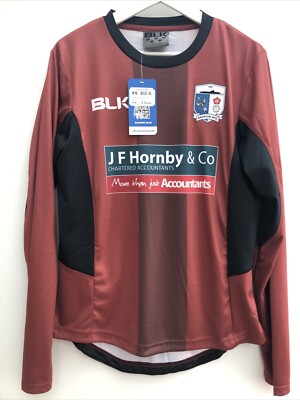 Barrow AFC Football Goalkeeper Shirt BLK Long Sleeve Mens XS