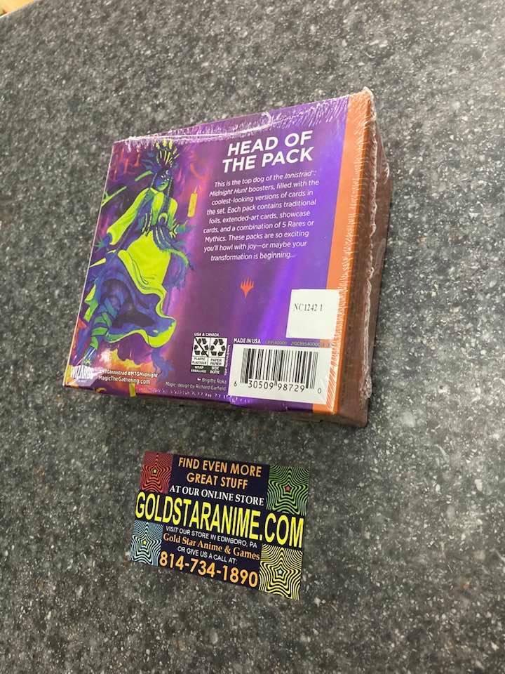 mtg midnight hunt set booster box Sealed MTG Magic the Gathering Innistrad Midnight Hunt Collector's Booster  Box 630509987290| eBay