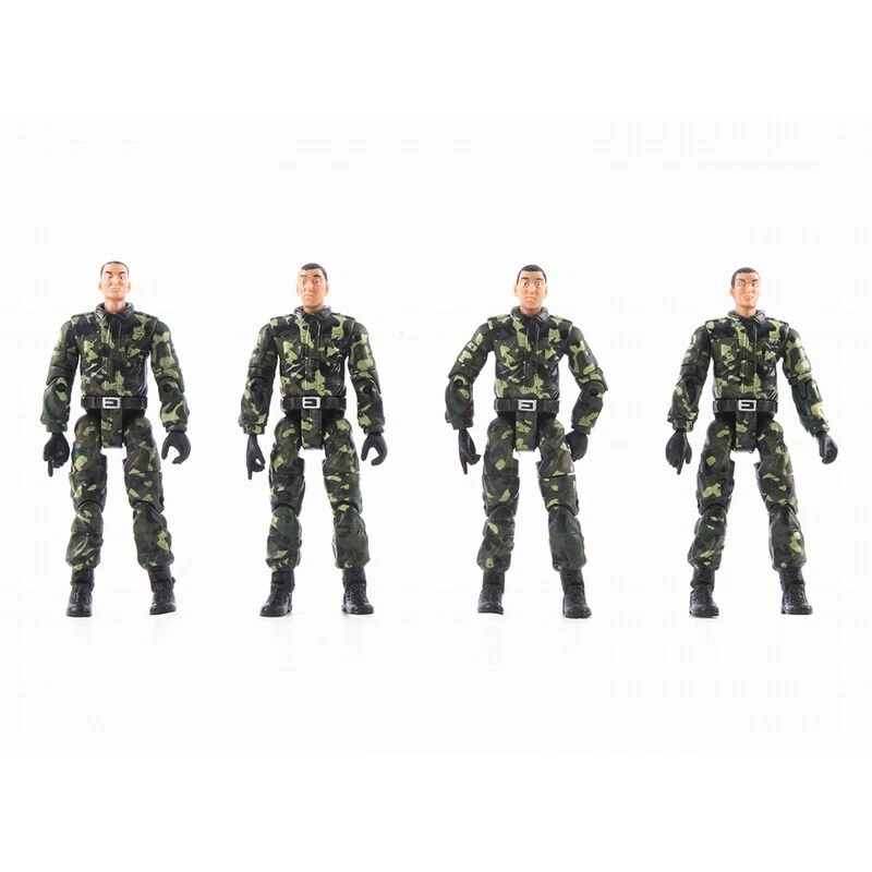 1:18 Black Hawk Rescue Team Helicopter Aircraft Soldier Equipment Military Model - Image 4 of 4