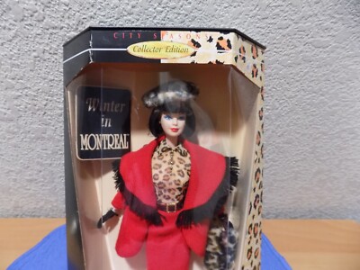 Barbie Mattel City Seasons Montreal 1999 Winter Collector Edition