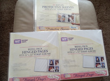 Westrim Crafts 2 Packs 10 Hinged Refill Pages and 10 Slip On Sleeves 12" x 12"