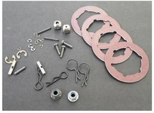 Vintage RC Tamiya TGM02 Brake Disc 4x 50955 +Hardware new from Terra Crusher kit