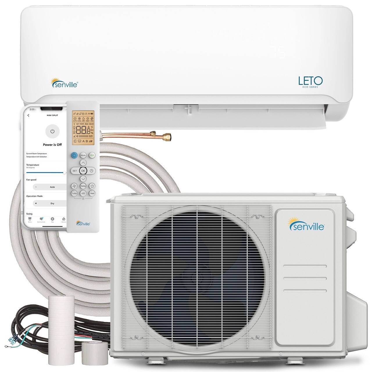 9000 BTU Ductless Mini Split Air Conditioner and Heat Pump 2