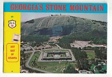 Georgia's Stone Mountain on US 78 1970's Souvenir Travel Booklet