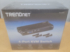 New, Sealed TRENDnet 4-Port KVM Switch TK-407...