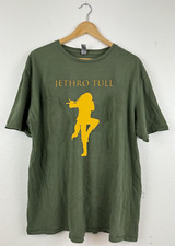 Jethro Tull Rocking On Stage Tee Shirt Green All Size S-5Xl FF234