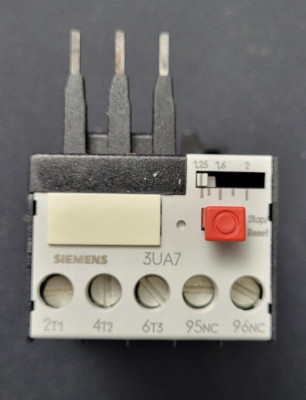 SIEMENS Überlastrelais 3UA7020-1B  1,25A - 2A Overload Relais Neu in OVP