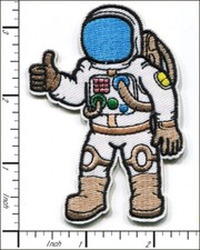 26 Pcs Embroidered Iron on patches Space Astronaut Suit 59x85mm AP038fG