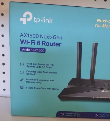 TP-Link Wifi 6 AX1500 Smart WiFi Router 802.11ax Router 4 Gigabit LAN Ports New