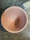 Pfaltzgraff Pottery Pink Speckled- Ribbed Planter w/attached Saucer - Nice! — photo 2