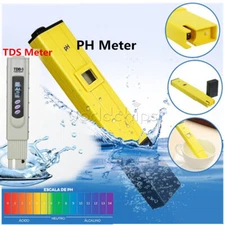 TDS TesterDigital  + Ph Meter Aquarium Pool Hydroponic Water Monitor 0-9999 PPM