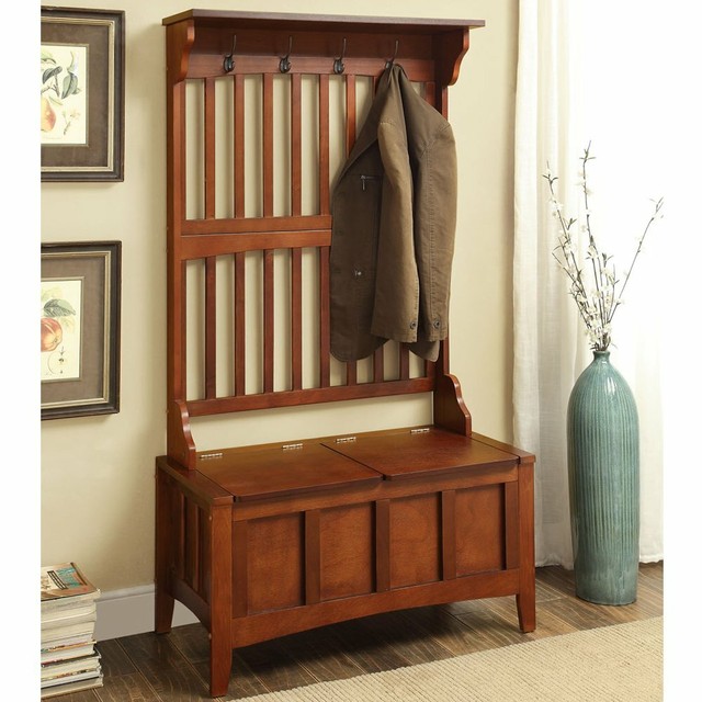 Waverly Wood Bench With Coat Rack Set For Sale Online Ebay