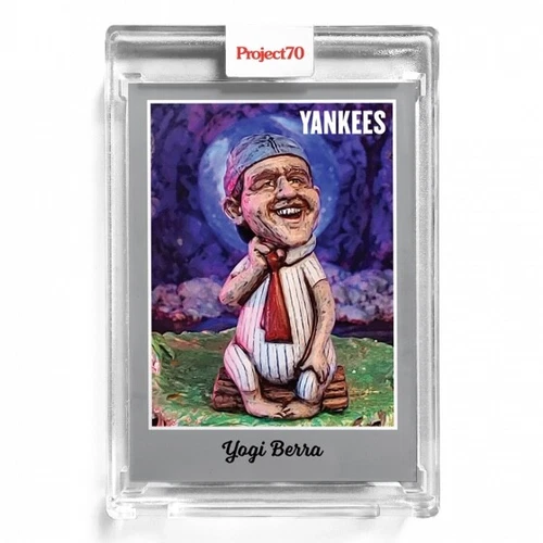 🔥 Watch out Ron English TOPPS PROJECT 70 #43(1970 Yogi Berra)PR#3055 BN in Hand