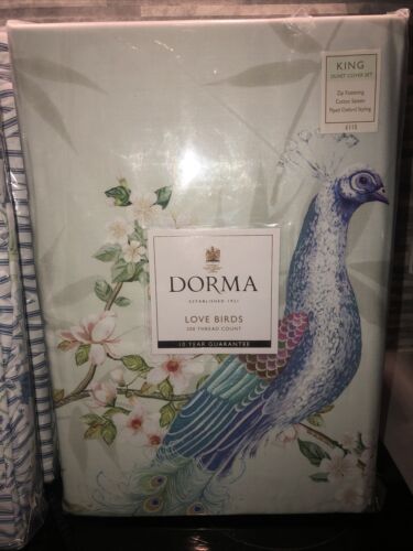Dorma Love Birds Bed Set Kingsize Brand New Sealed - Afbeelding 1 van 3