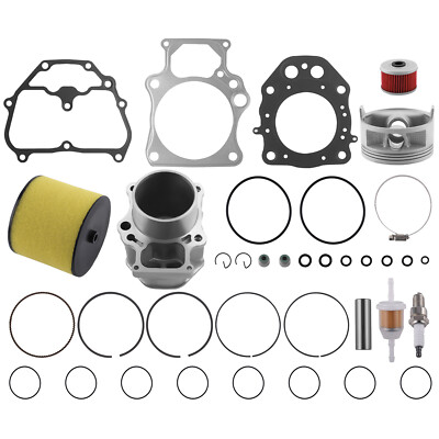 Cylinder Piston Gasket Top End Rebuild Kit For Honda Rancher TRX420 2007-2018