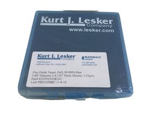 Kurt J. Lesker Zinc Oxide, ZnO, sputter target, 99.999% Pure