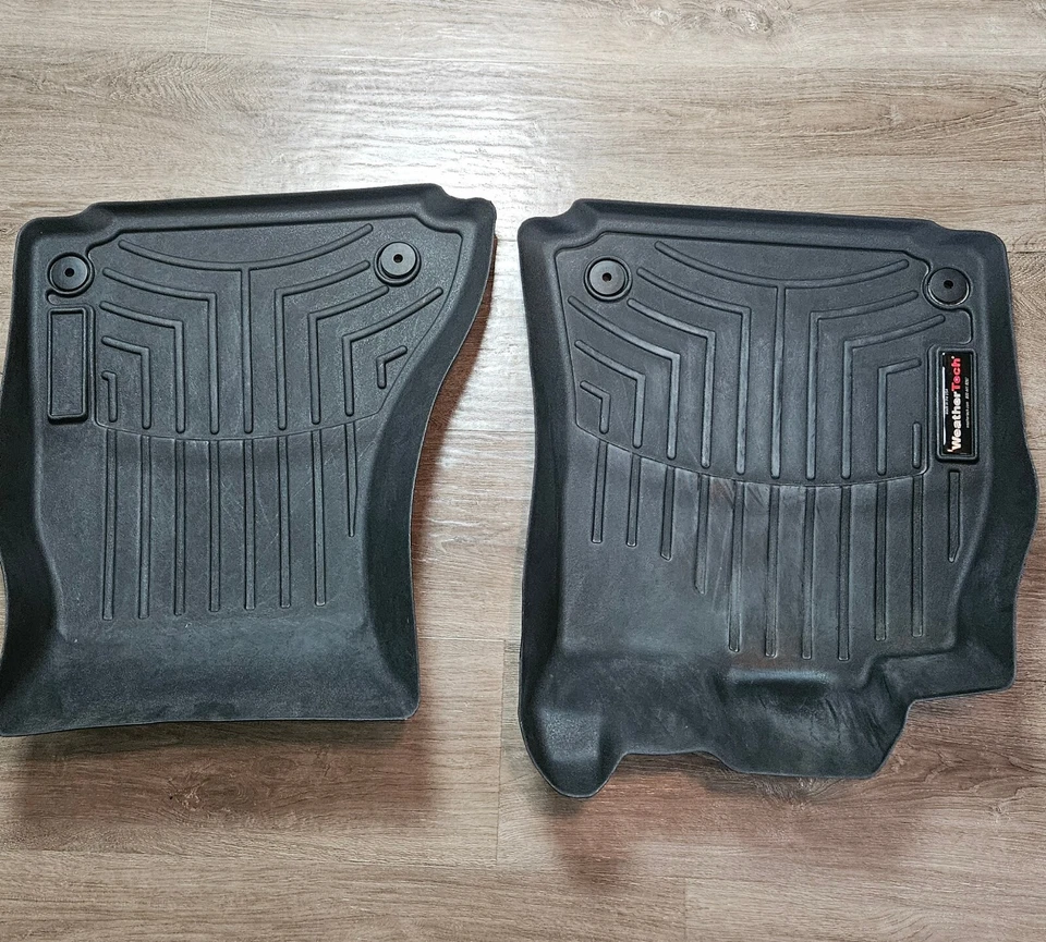 Juego alfombrillas delanteras negras (TL) B8 2010-2016 AUDI A5 S5 RS5 A4 S4 Weathertech Foto 2 de 4