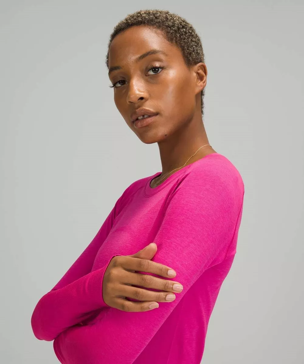 NEW LULULEMON Swiftly Tech Long Sleeve Top 2.0 Race 4 Sonic Pink NEW LULULEMON Swiftly Tech Long Sleeve Top 2.0 Race 4 Sonic Pink