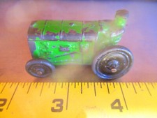 VINTAGE GREEN BLACK FARM TRACTOR ARCADE 2" CAST IRON