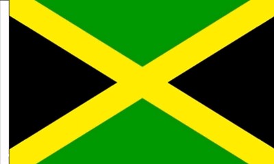 JAMAICA FLAG 18'' X 12'' for boats treehouses caravans Caribbean Jamaican flags