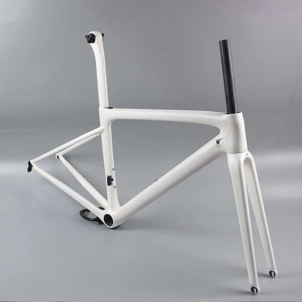 AIRWOLF Carbon Rennrad Rahmen 700c Ultraleicht Felgenbremse 787g Fahrrad R009 - Bild 2 von 4