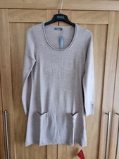 SOUTH BEIGE SWEATER DRESS SIZE 12 BNWT