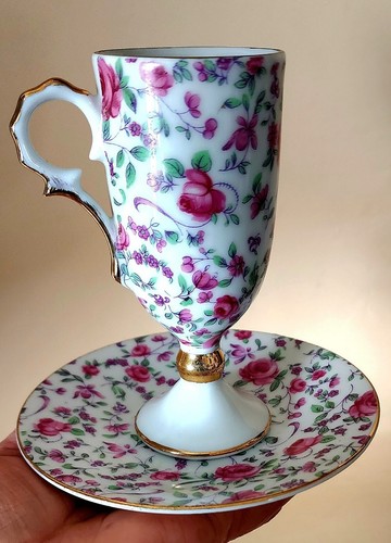 Inarco (Japan) - Footed Demitasse Cup & Saucer Set E 960 - Picture 4 of 10