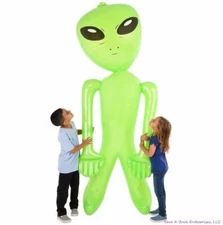 GIANT 96"-100" INCH ALIEN INFLATE INFLATABLE 8 FEET BLOW UP PROP GAG HALLOWEEN