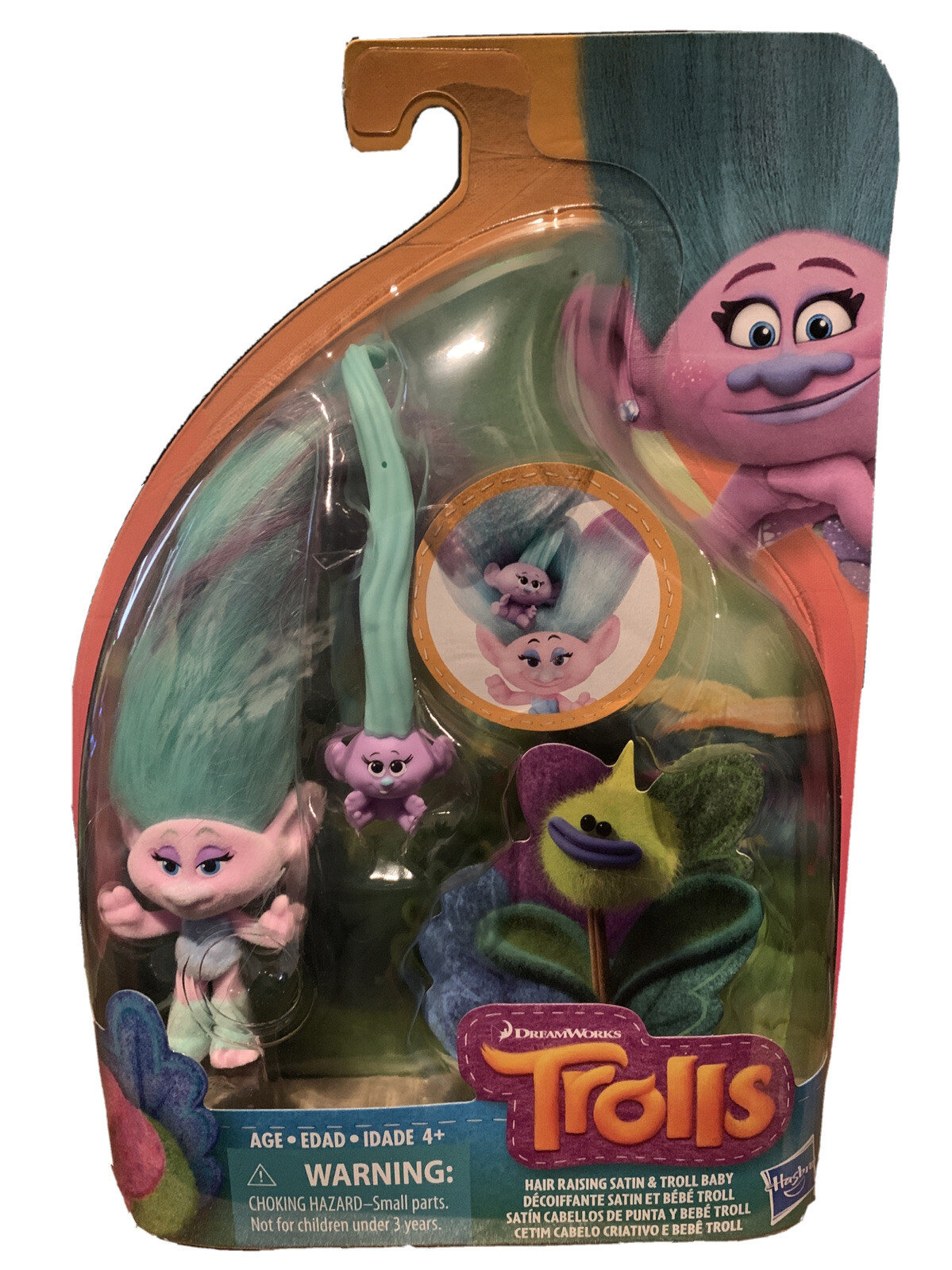 Dreamworks Trolls Hair Raising Satin And Troll Baby Moc For Sale Online Ebay