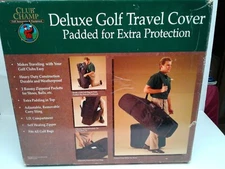 CLUB CHAMP DELUXE GOLF TRAVEL COVER PADDED BAG CARRIER STRAP