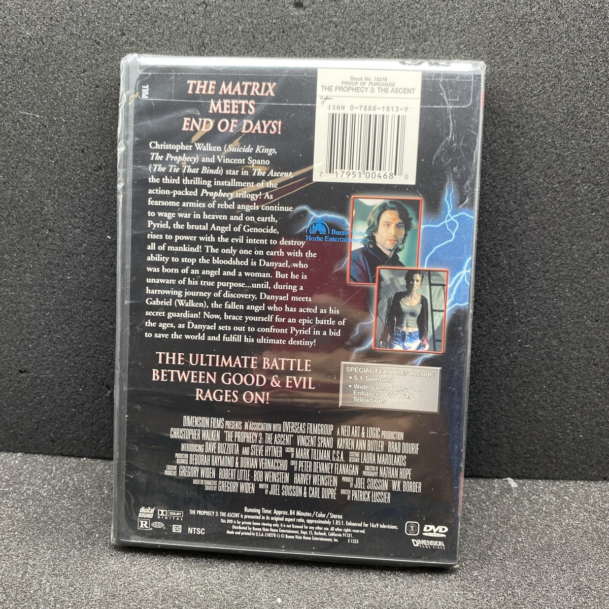 BRAND NEW - SEALED - The Prophecy 3: The Ascent - DVD