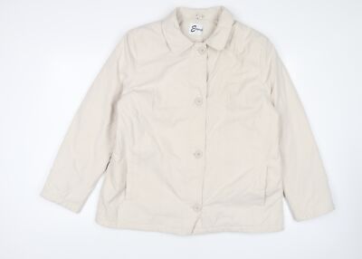 Elegance Damen Jacke beige Größe L geknöpft