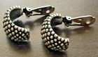 Vintage NAPIER signed Ladies Marcasite Clip On Fashion Earrings — photo 1